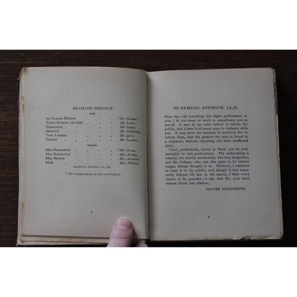 Antique Book "She Stoops to Conquer" by Oliver Goldsmith J. M. Dent and Co. 1902 - Picture 6 of 9